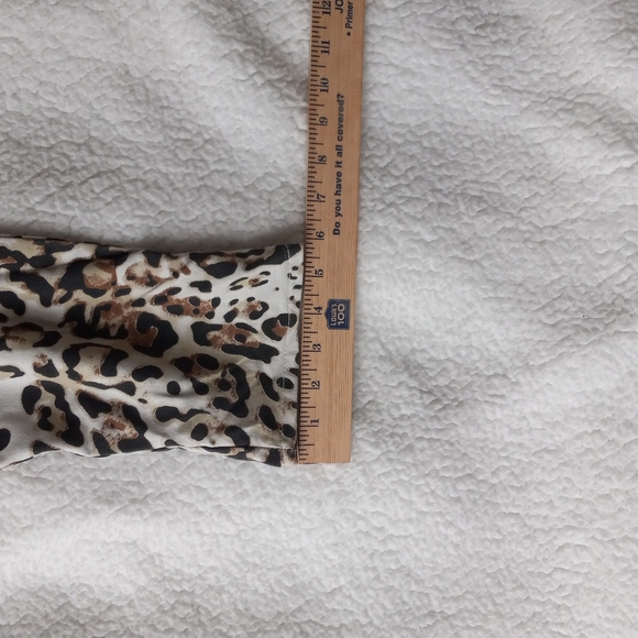 Venti6 Leopard Animal Print Drawstring Elastic Waist Pants Size Medium Large - Picture 7 of 8